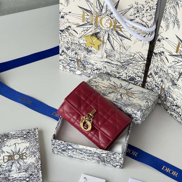 DIOR S0966ONMJ マイディオール グリシン 財布 ラム革 サイズ:11x7.5x2.5cm