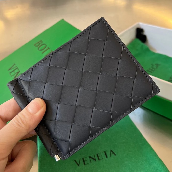 BOTTEGA VENETA BV 592626 新作マネークリップ 編み牛皮 11.5x9x0.5cm サイズ:11.5x9x0.5cm