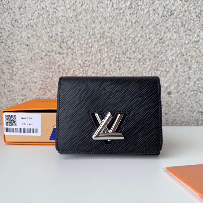 LOUIS VUITTON M64414 ツイスト長財布 エピ ブラック サイズ:12x9.6x2.5cm
