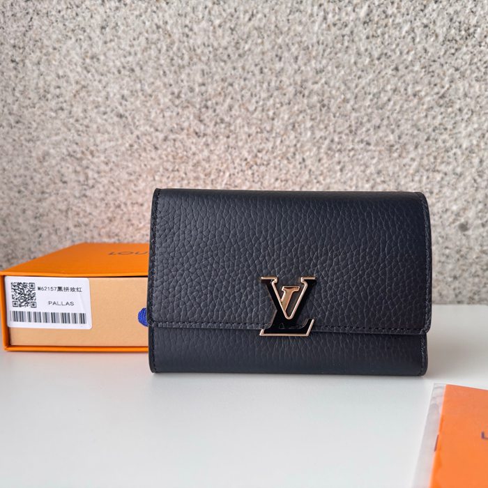 LOUIS VUITTON M62157 カピシーヌコンパクト長財布 トーリヨン ブラック サイズ:13.5x9cm