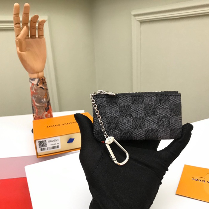 LOUIS VUITTON N62650 コインキーケース ダミエグラファイト サイズ:12x7cm