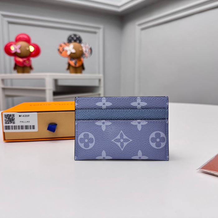 LOUIS VUITTON M14359 カードケース モノグラムエクリプス ブルー サイズ:11x7x0.6cm
