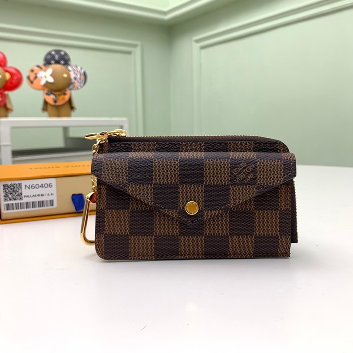 LOUIS VUITTON N60406 レクトヴェルソ カードケース ダミエエベン レッド サイズ:13x9.5x2.5cm