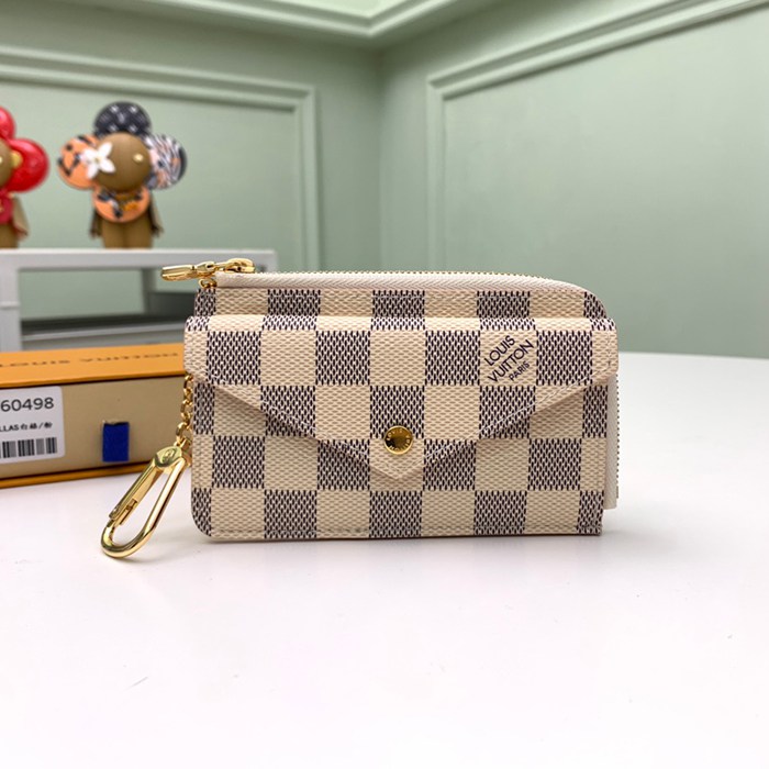 LOUIS VUITTON N60498 レクトヴェルソ カードケース ダミエアズール ピンク サイズ:13x9.5x2.5cm