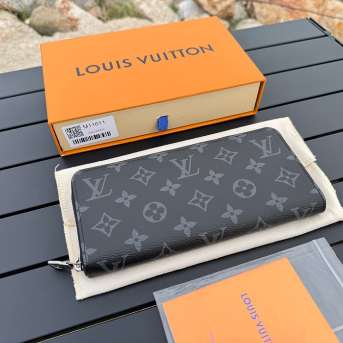 LOUIS VUITTON M11611 ジッピー長財布 ホリゾンタル モノグラムエクリプス サイズ:21x2.5x10cm