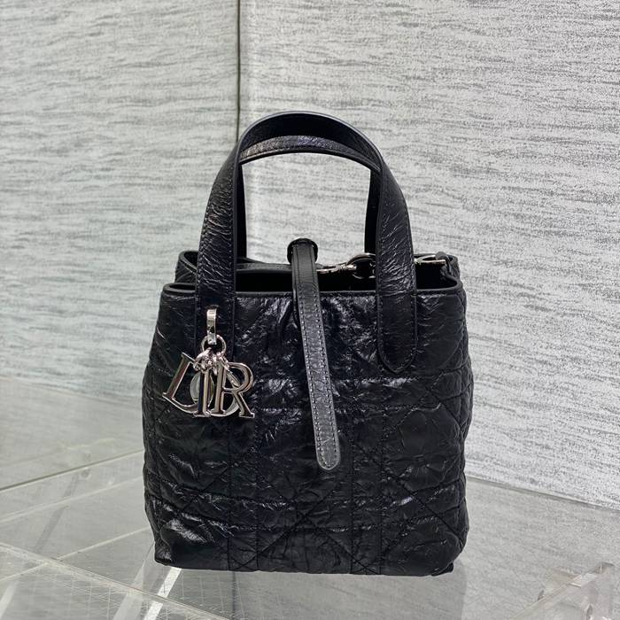 DIOR 2835 カーフレザー レター ショルダーバッグ 小 クラシック 18.0x16.0x12.0cm サイズ:18x16x12cm