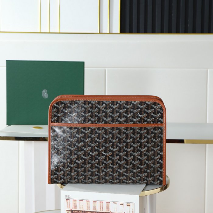 GOYARD 020206 ジュヴァンス 洗面ポーチ GM サイズ:30x23x7.5cm