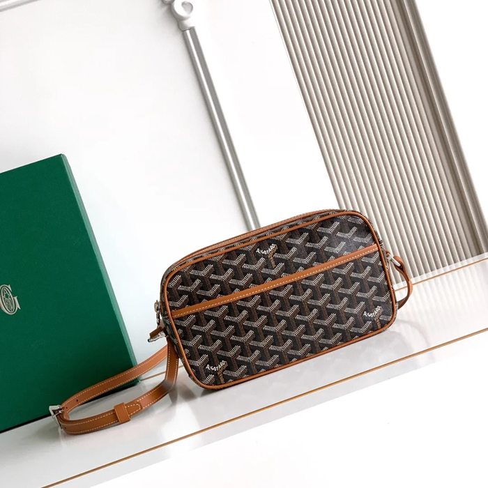 GOYARD 8304 ブラウン 斜め掛けバッグ、ハンドバッグ、ハンドバッグ クラシック 22x13x6.5cm サイズ:22x13x6.5cm