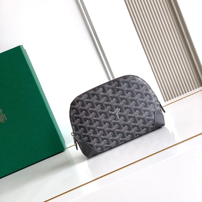 GOYARD 6107 レザー グレー ハンドバッグ、ハンドバッグ ヴァンドーム、レザー、クラシック 18x13.5cm サイズ:18x13.5cm