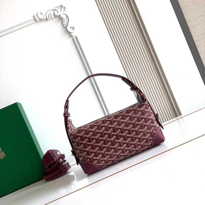 GOYARD 8031 ワインレッド 化粧ポーチ、ハンドバッグ ボーイング 24x13x12cm サイズ:24x13x12cm