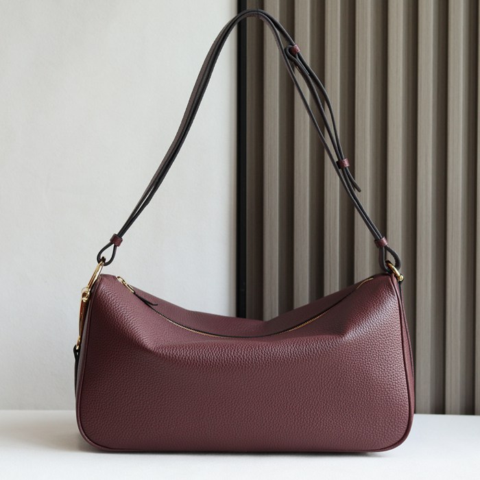GUCCI 862530 カーフレザー、レザー レッド ショルダーバッグ 馬銜 38cm サイズ:8X20X15cm