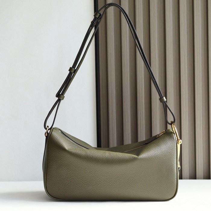 GUCCI 860787 カーフレザー、レザー グリーン ショルダーバッグ 馬銜 32x17x12cm サイズ:32x17x12cm