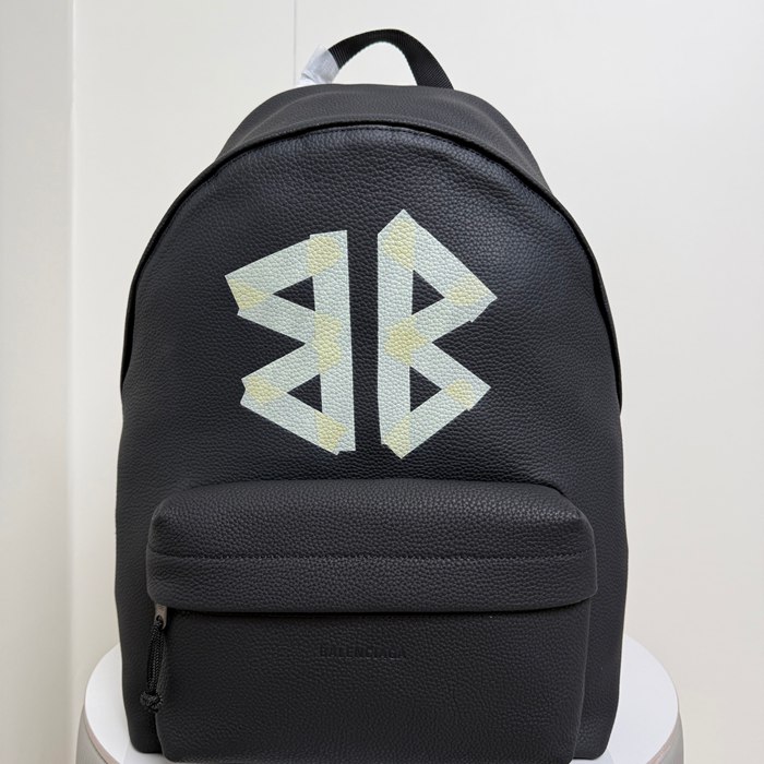 Balenciaga リュック オールレザー ブラック 188016 サイズ:47x35x18cm