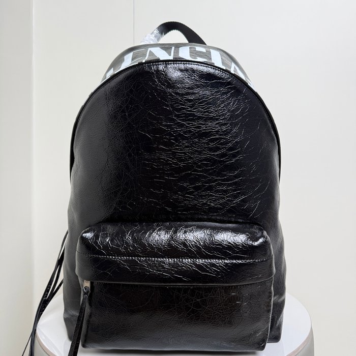 Balenciaga アーミー シリーズ リュック オールレザー ブラック 188017 サイズ:47x35x18cm