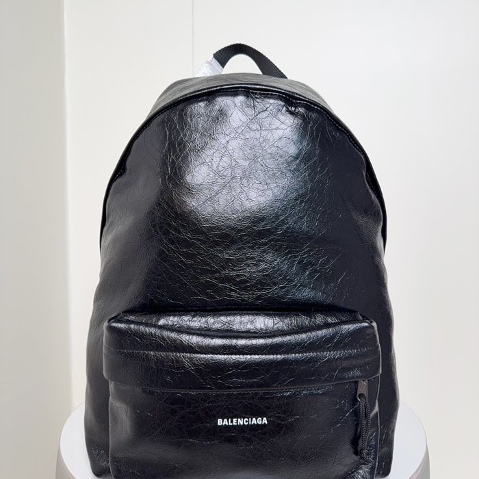 Balenciaga エクスプローラー リュック オールレザー ブラック 188011 サイズ:47x35x20cm