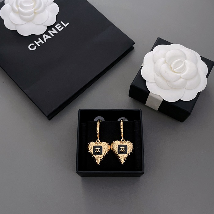 シャネル スタイル ピアス ハート