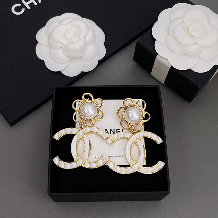 シャネル スタイル ピアス ストライプ