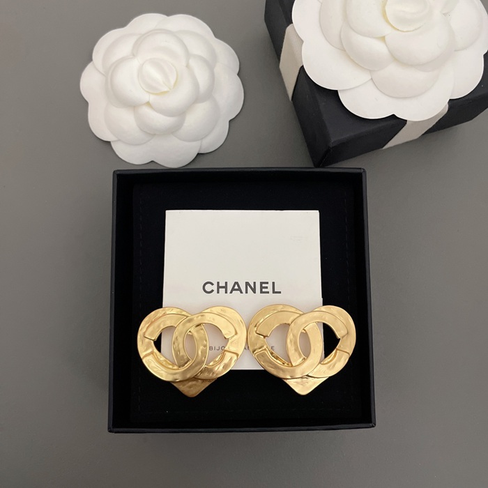 シャネル スタイル ピアス ハート