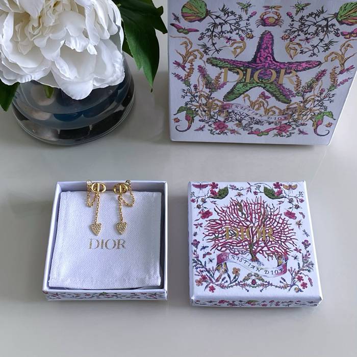 ディオール スタイル ピアス CD フリンジ