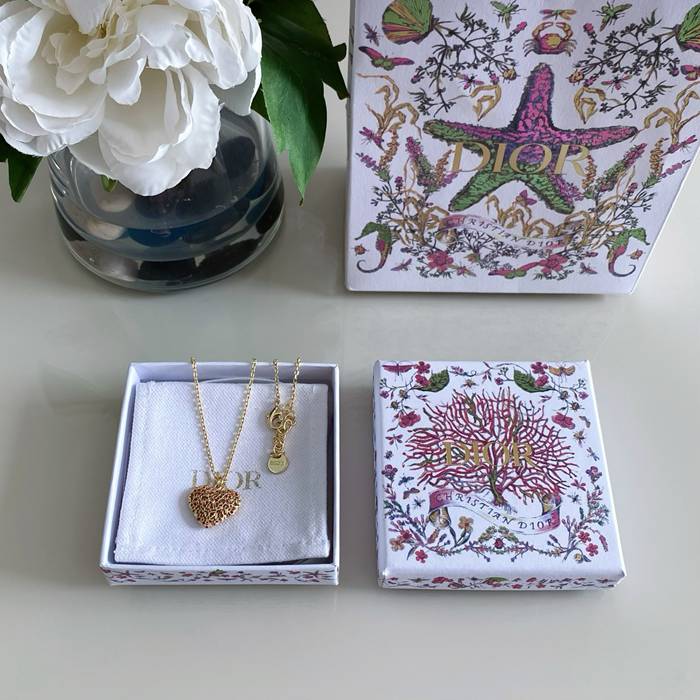 ディオール スタイル ネックレス ハート