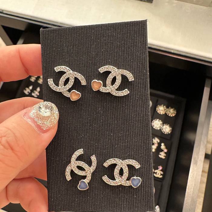 シャネル スタイル ピアス ハート