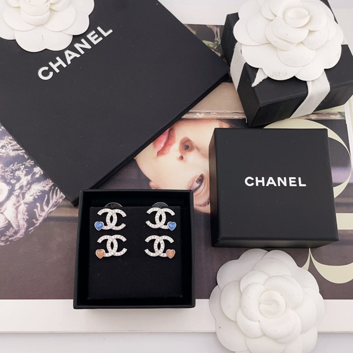 シャネル スタイル ピアス ハート