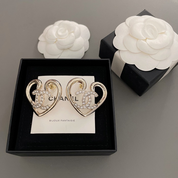 シャネル スタイル ピアス ハート
