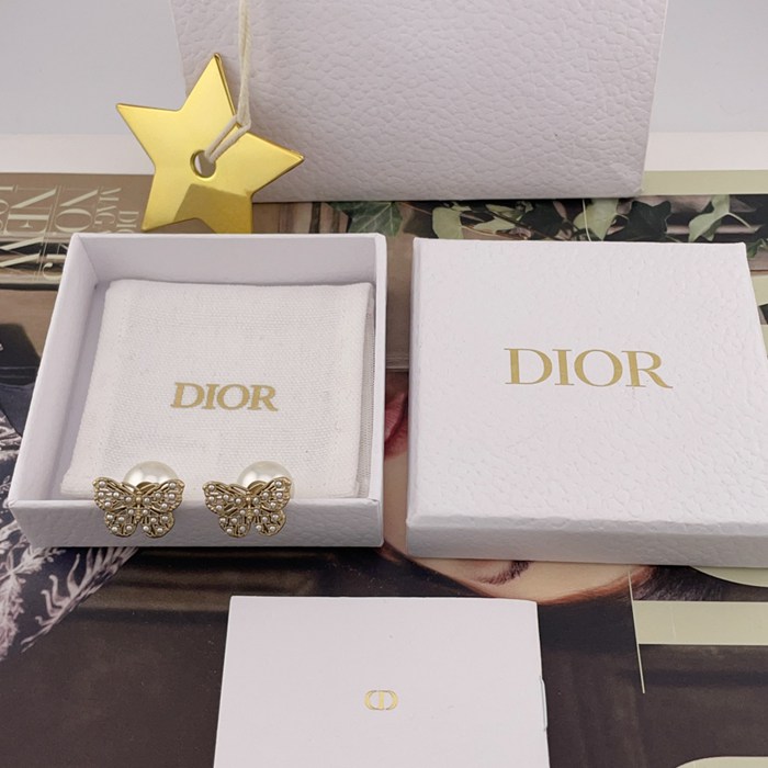 ディオール スタイル ピアス バタフライ
