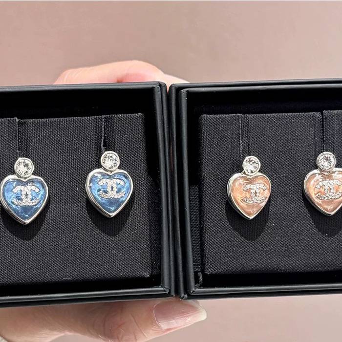 シャネル スタイル ピアス ハート