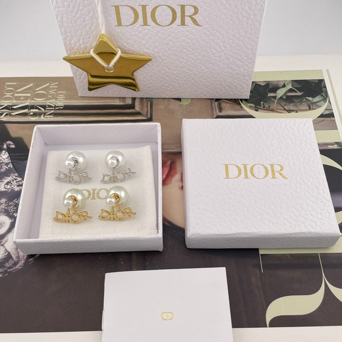 ディオール スタイル ピアス D パール