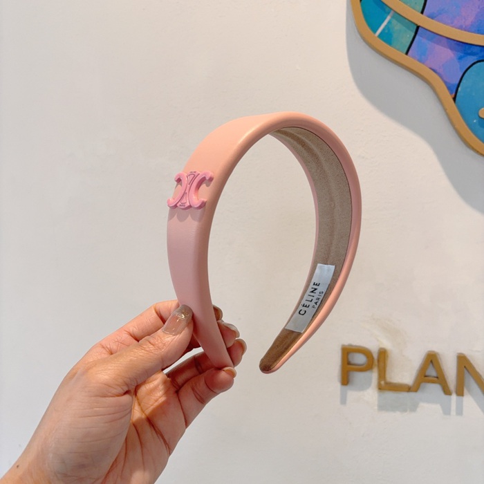 セリーヌ スタイル ヘアバンド レザー