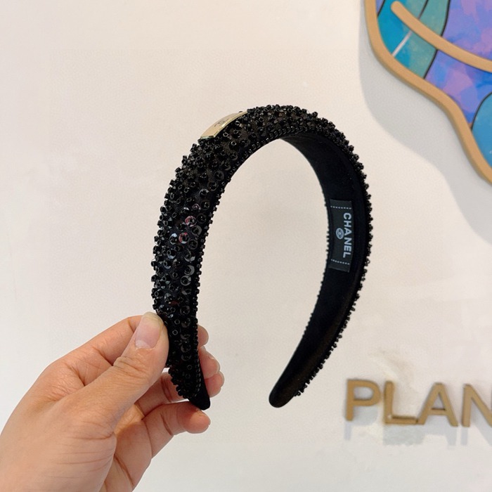 シャネル スタイル ヘアバンド クリスタル