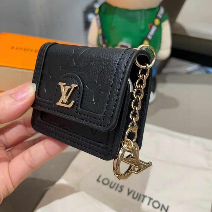 ルイ ヴィトン スタイル イヤホンケース キーリング チャーム