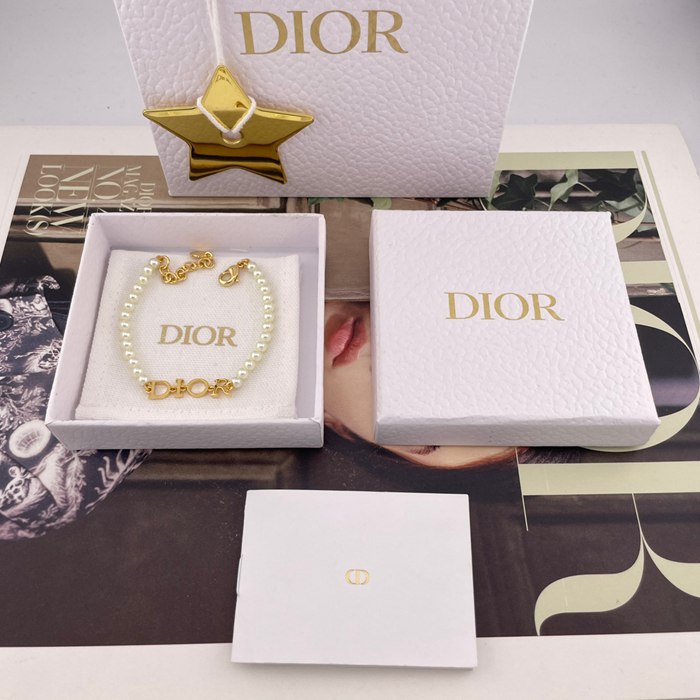 ディオール スタイル ブレスレット パール
