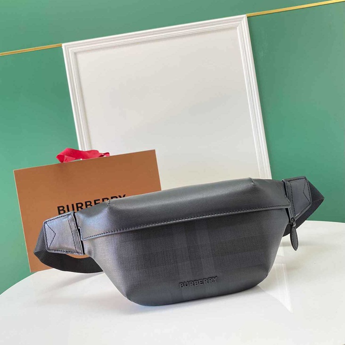 BURBERRY ロンドン チェック ウエストバッグ メンズ 31×16×7.5cm