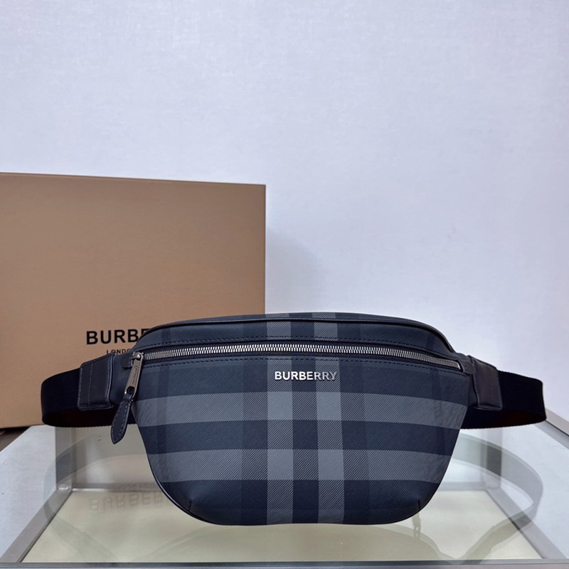 BURBERRY バーチバーン チェック ウエストバッグ メンズ 37.5×17×8cm
