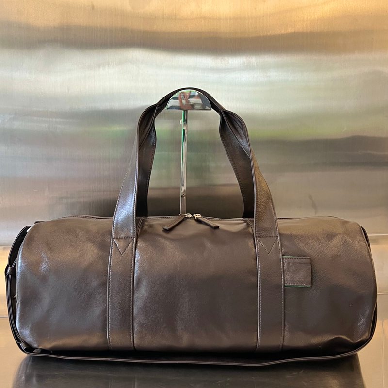 BOTTEGA VENETA ワックスレザー ジムバッグ ユニセックス 49×22×21.5cm
