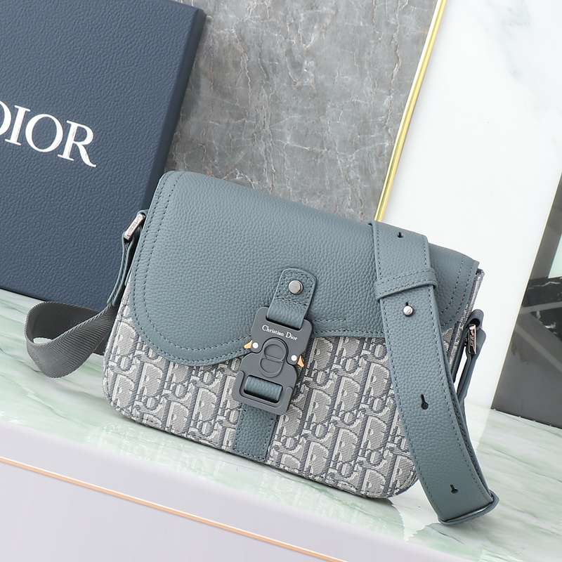 DIOR サドル メッセンジャーバッグ オブリーク メンズ 23×18×6cm