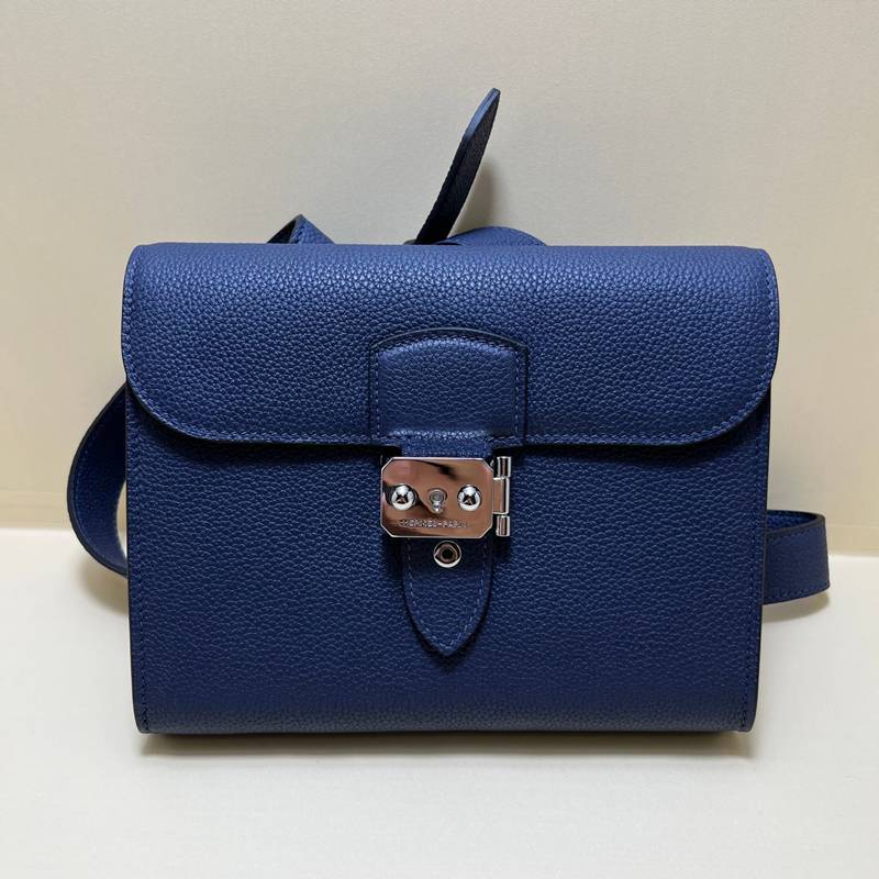 HERMES サックアデペッシュ ショルダーバッグ ユニセックス 21×17×4cm