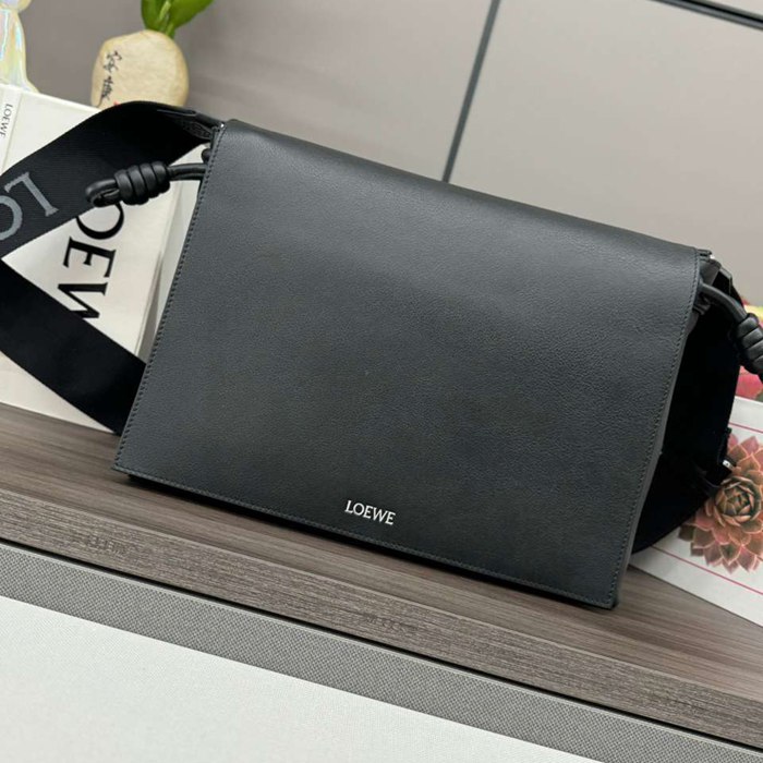 LOEWE フラメンコ サッチェル カーフレザー ユニセックス 20×13×6cm