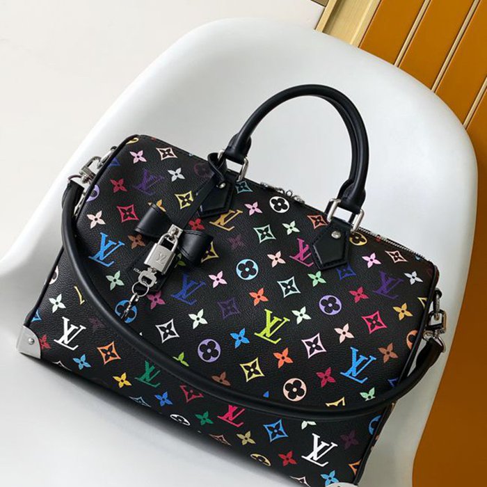 LOUIS VUITTON スピーディ ソフト 30 モノグラム キャンバス メンズ 30×21×17cm