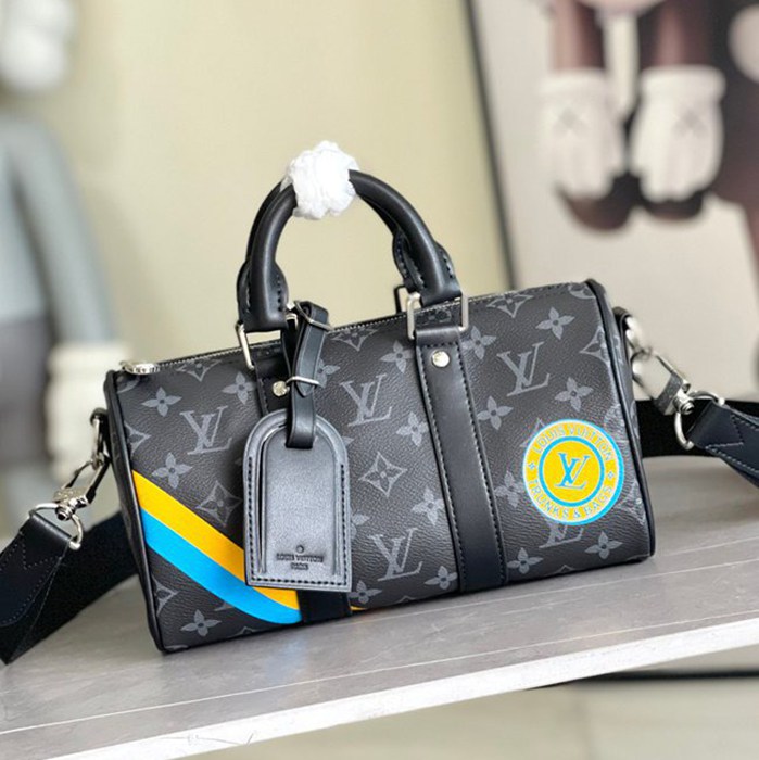 LOUIS VUITTON キープオール 25 モノグラムエクリプス リバース メンズ 25×15×11cm