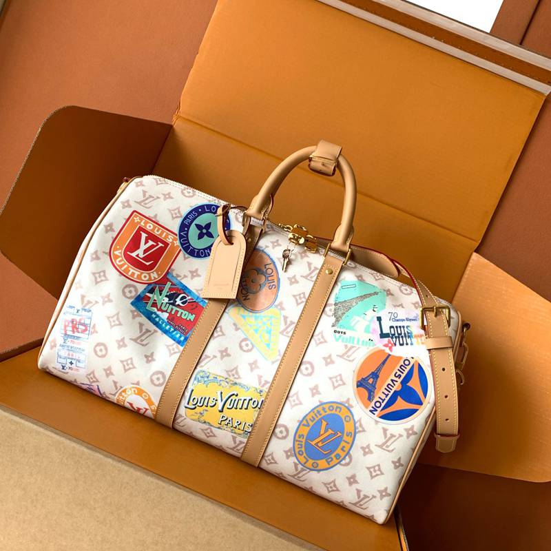 LOUIS VUITTON キープオール バンドリエール 45 モノグラムデューン メンズ 45×27×20cm