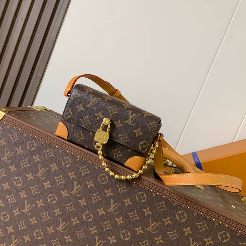LOUIS VUITTON スティーマー ミニ モノグラム ショルダーバッグ メンズ 18×11×6.5cm