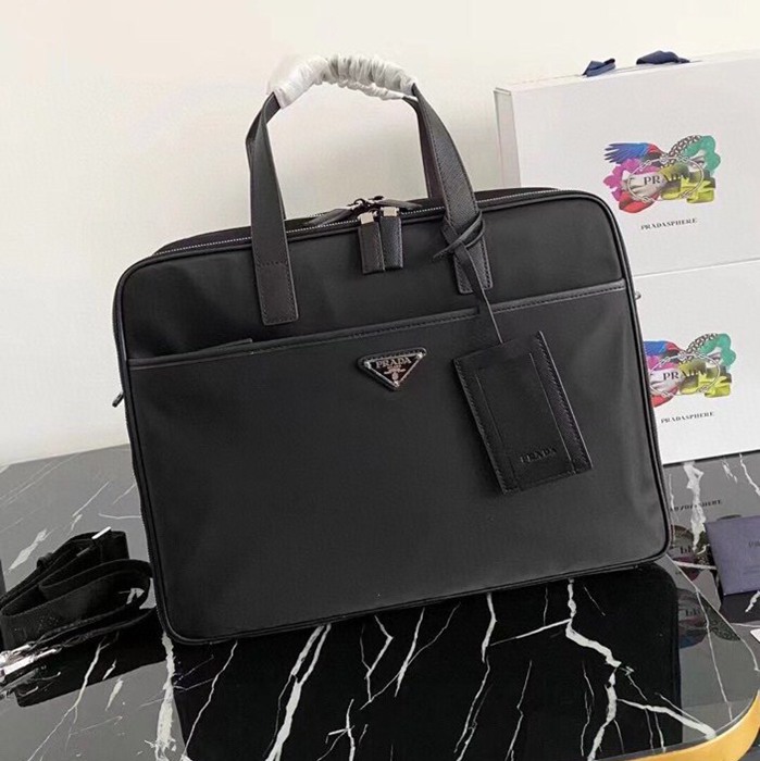 PRADA ブリーフケース パラシュートナイロン メンズ 39×29×11cm