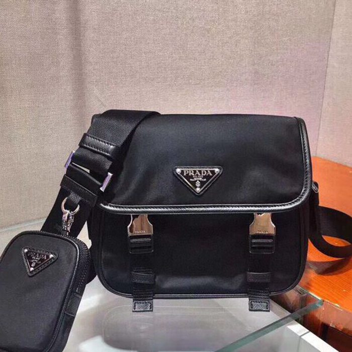 PRADA スリーインワン メッセンジャーバッグ ユニセックス 22×16×8.5cm