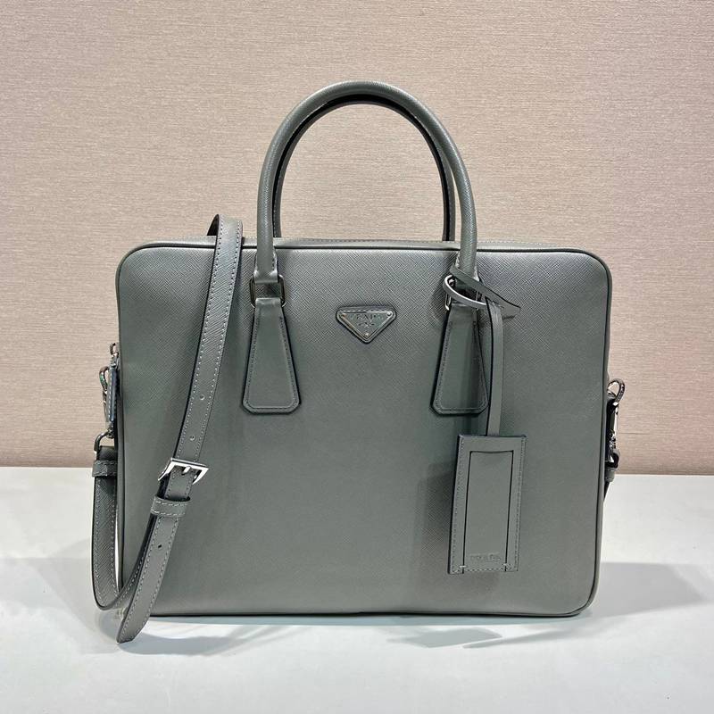 PRADA ブリーフケース スリム メンズ 37×28×3.5cm