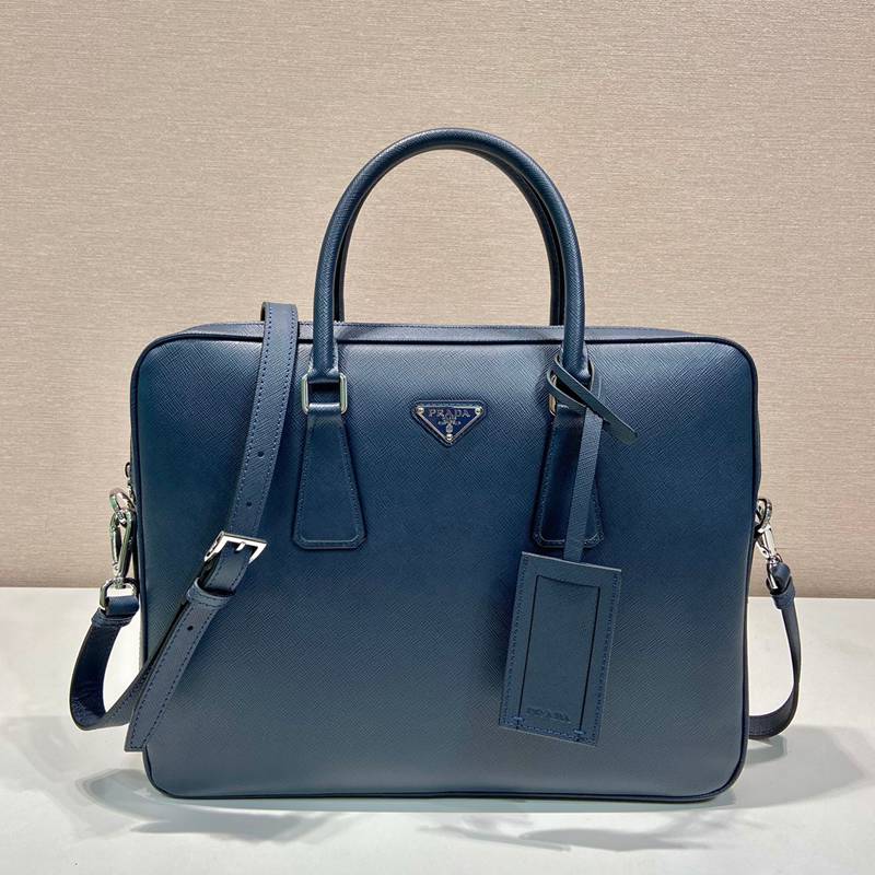 PRADA ブリーフケース スリム メンズ 37×28×3.5cm