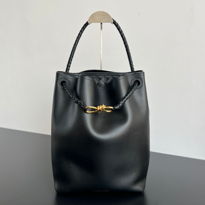 BV ショルダーバッグ レザー ハンドバッグ アンディアーモ 34×24×12cm