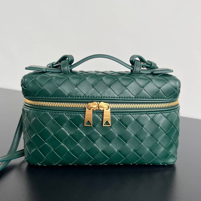 BV ショルダーバッグ レザー ポーチ 化粧ポーチ 22×12.5×5cm